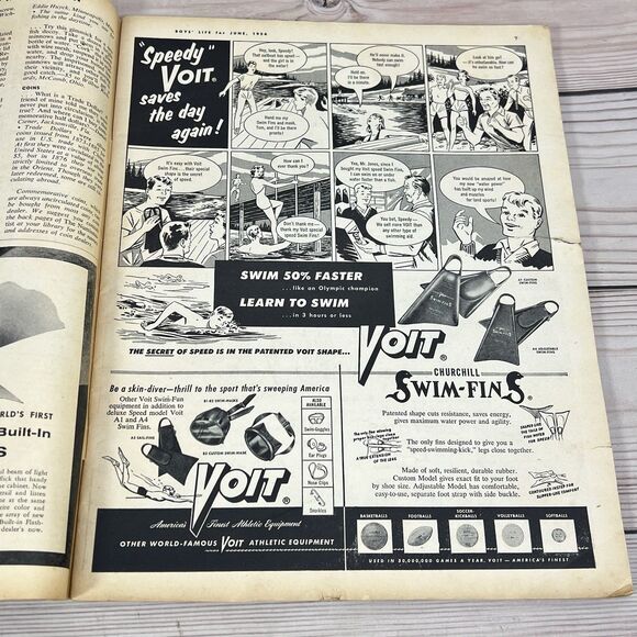 Vintage BOYS LIFE Magazine June 1954 Boy Scouts Advertisement Hard Luck Stallion - Picture 12 of 16